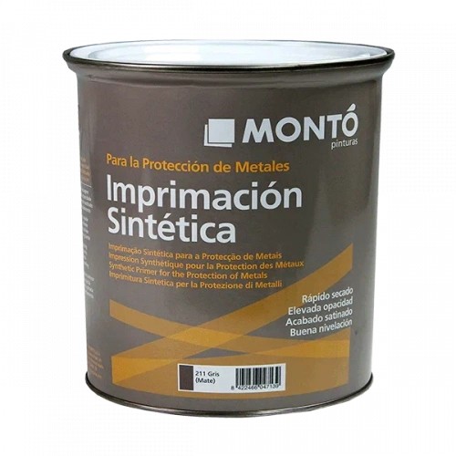 Грунт быстросохнущий антикоррозионный MONTO IMPRIMACION SINTETICA Грунт быстросохнущий антикоррозионный MONTO IMPRIMACION SINTETICA